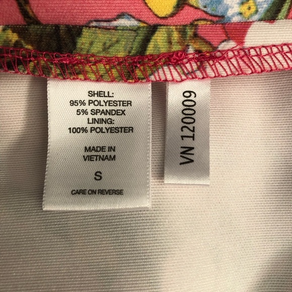 New York Company STRETCH Colorful Floral Strapless Dress Size S - Picture 10 of 11